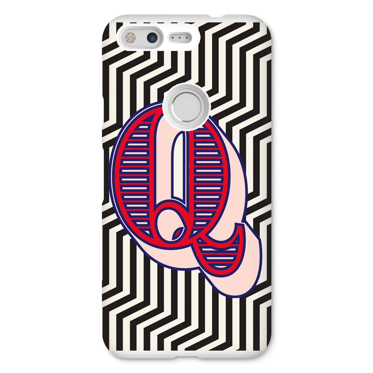 Q - Carnival Alphabet Snap Phone Case