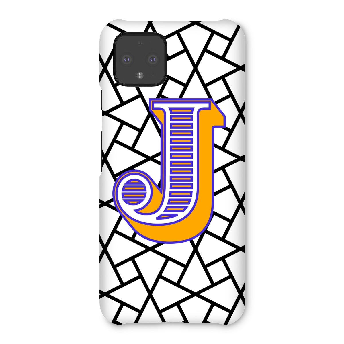 J - Carnival Alphabet Snap Phone Case
