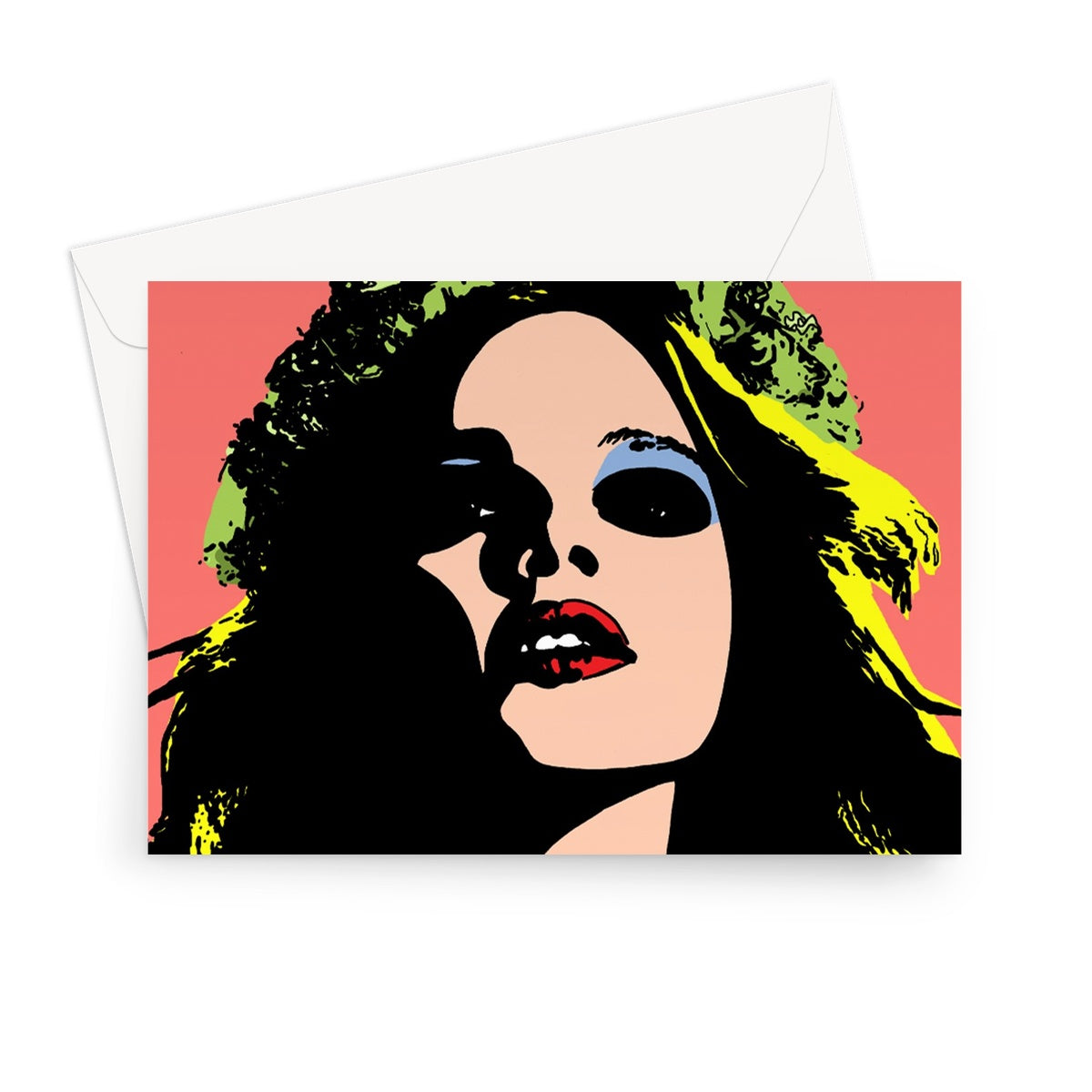 Festival Girl Greeting Card