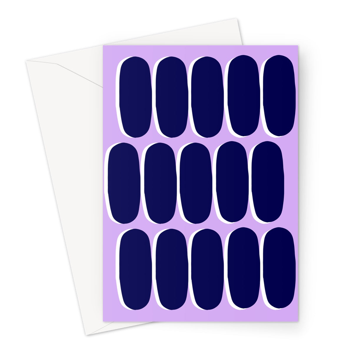 Modern Capsule Greeting Card