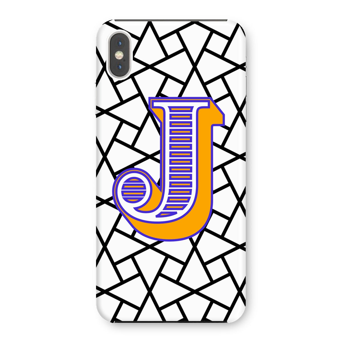 J - Carnival Alphabet Snap Phone Case