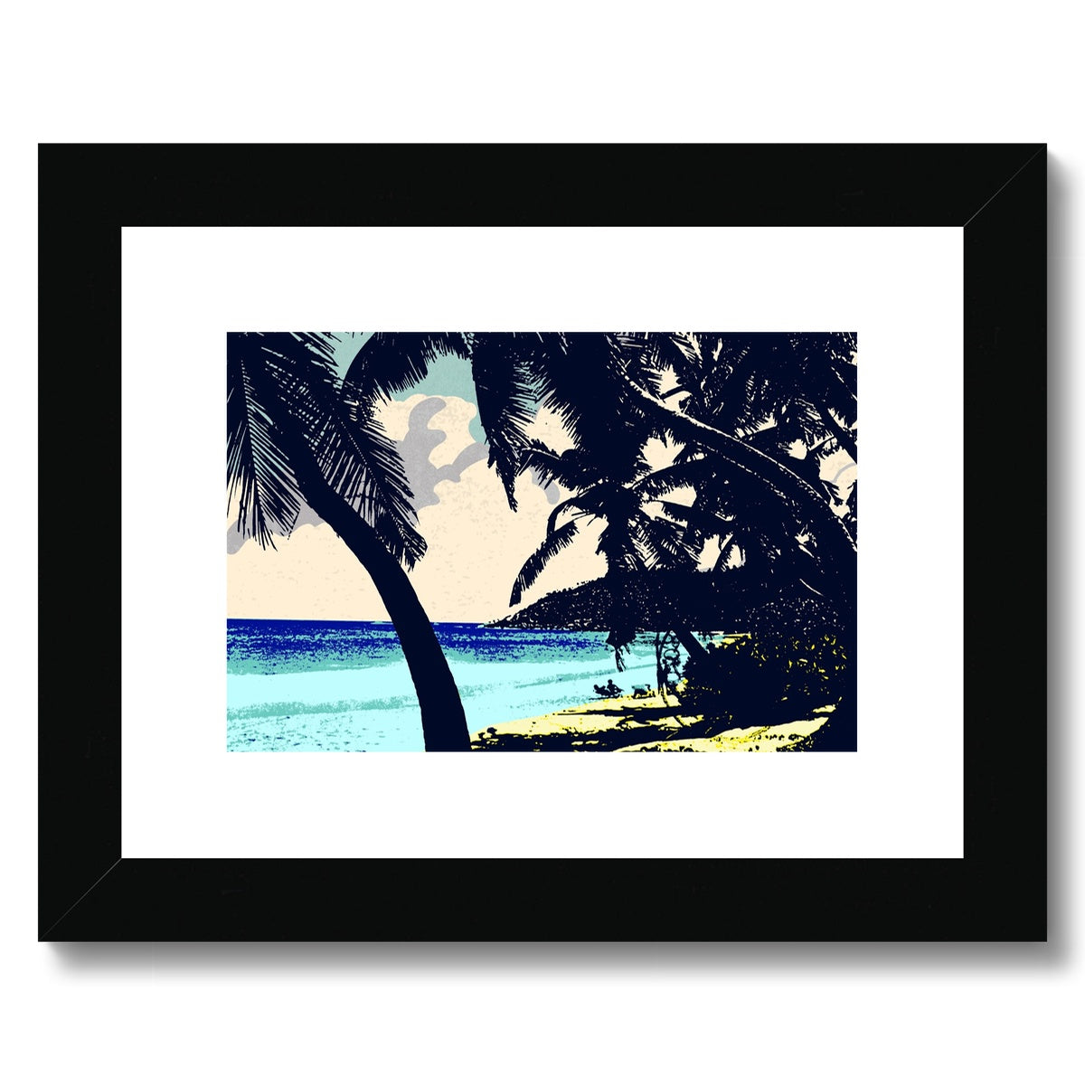 Tropics Framed & Mounted Print