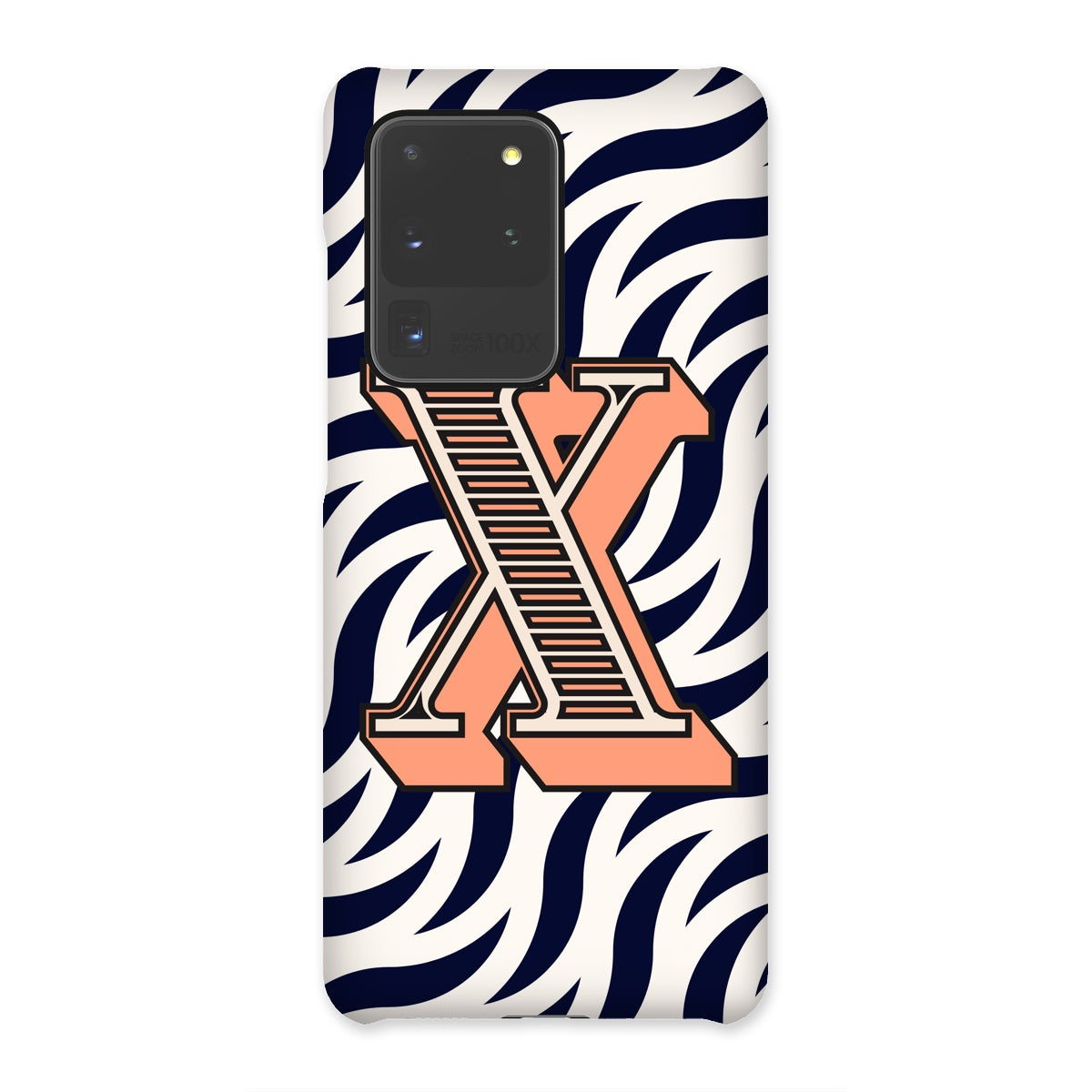 X - Carnival Alphabet Snap Phone Case