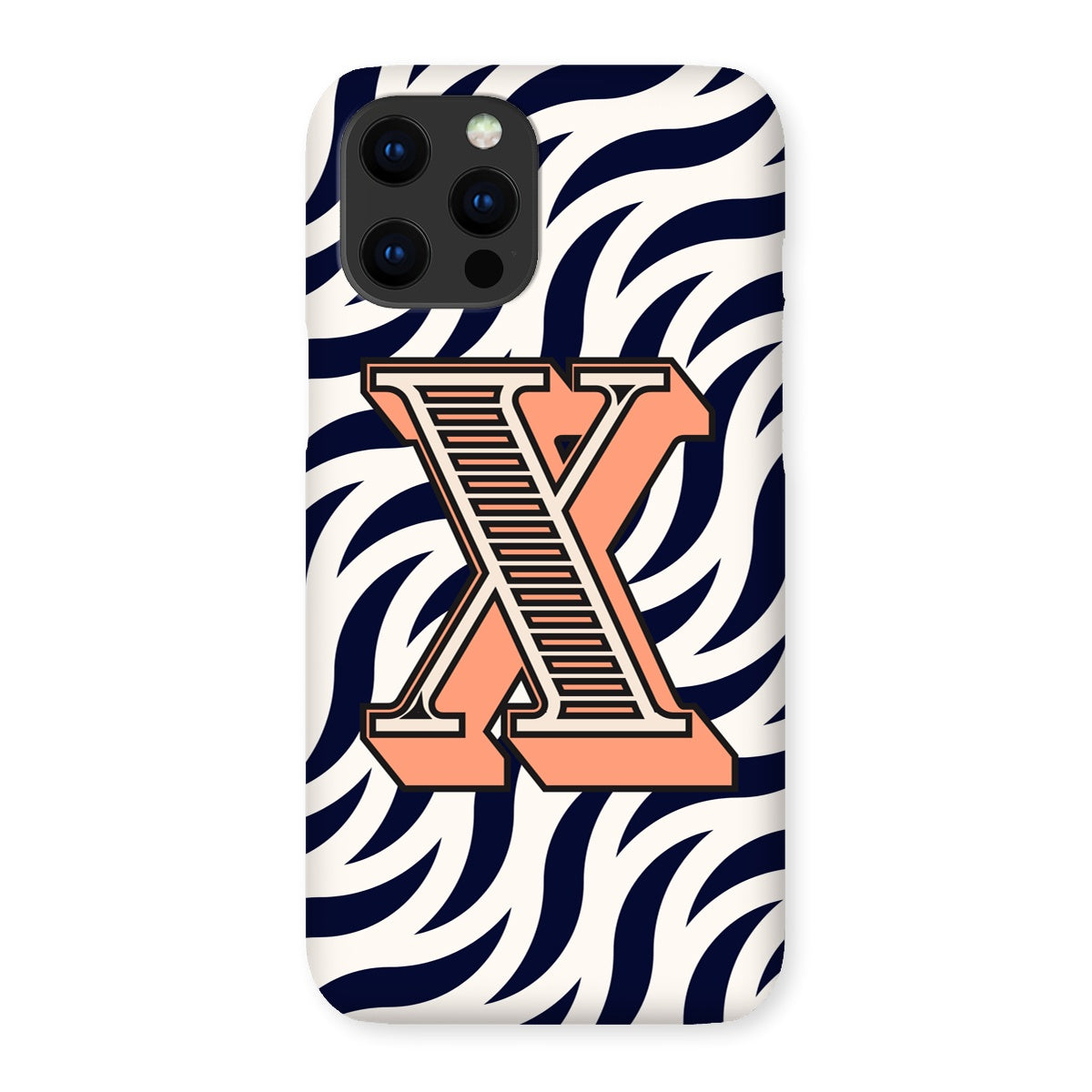 X - Carnival Alphabet Snap Phone Case