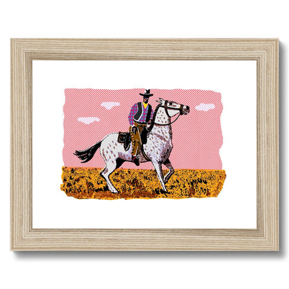 Cowboy Framed & Mounted Print