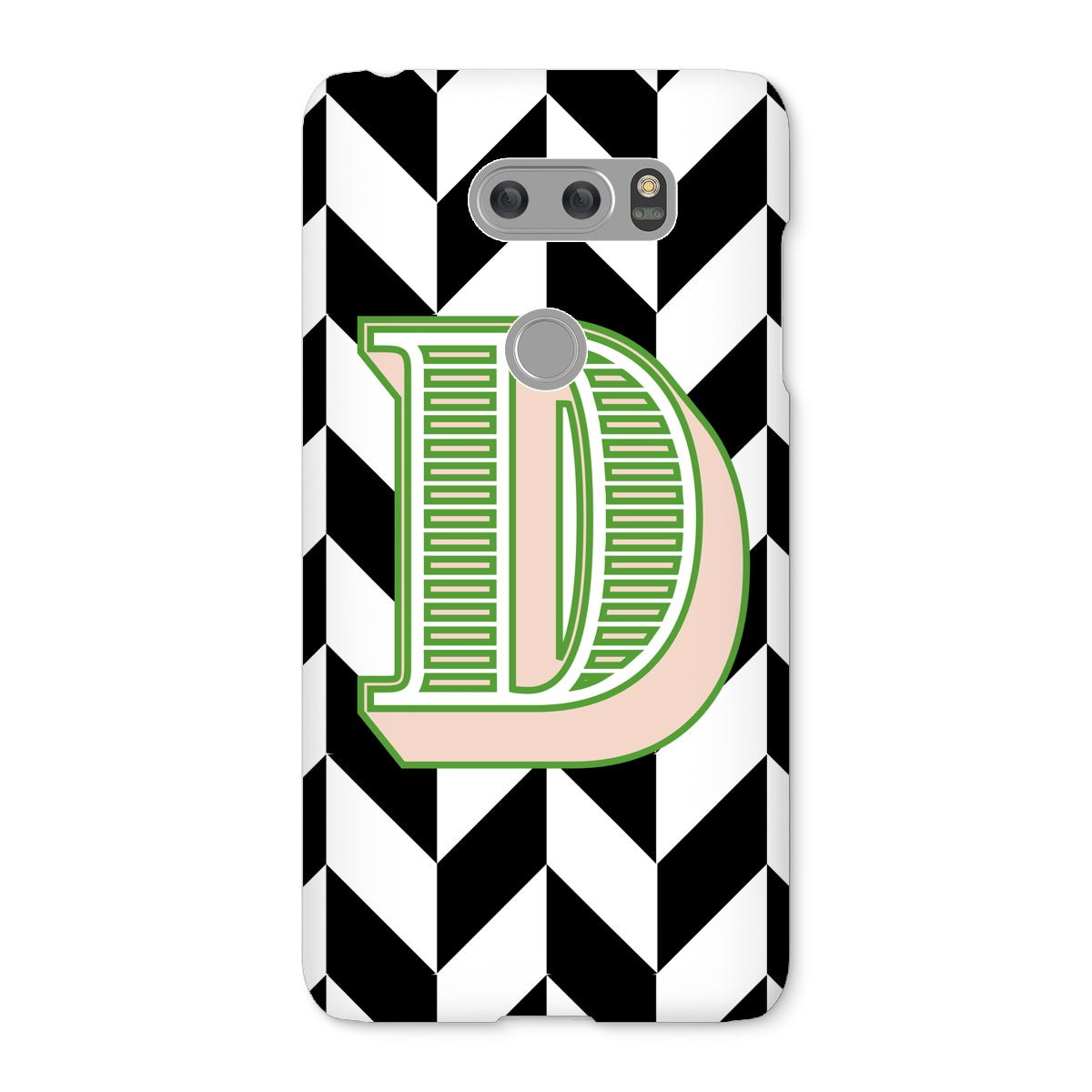 D - Carnival Alphabet Snap Phone Case