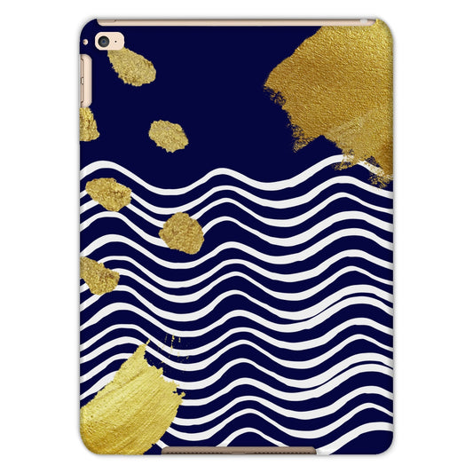 Gold & Navy Modern Tablet Cases