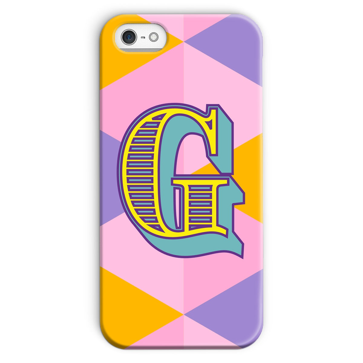 G - Carnival Alphabet Snap Phone Case