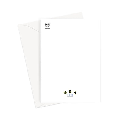 U - Carnival Alphabet Greeting Card