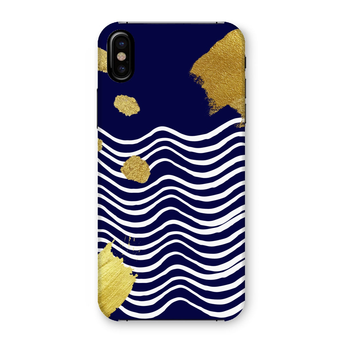 Gold & Navy Modern Snap Phone Case