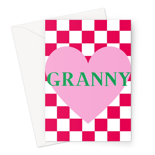 Granny Heart Greeting Card