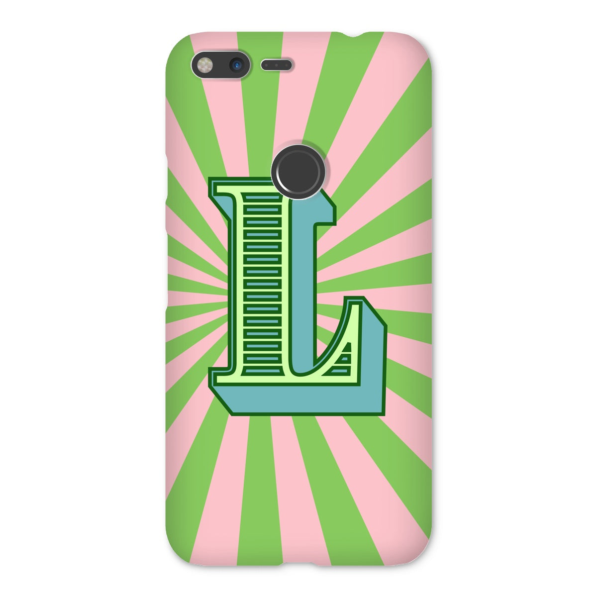 L - Carnival Alphabet Snap Phone Case