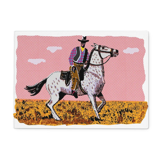 Cowboy Glass Chopping Board