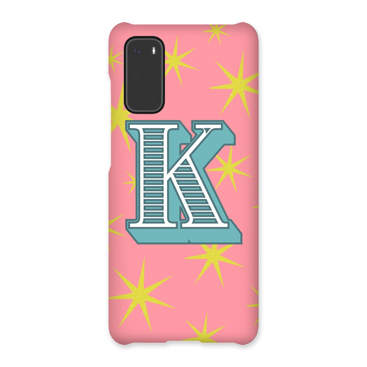 K - Carnival Alphabet Snap Phone Case