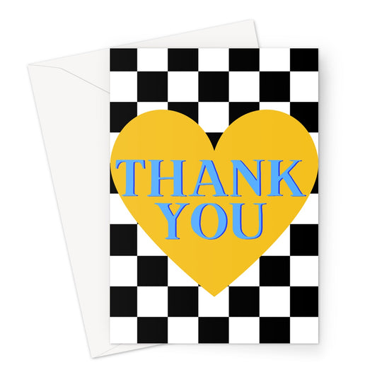 Thank You Heart Greeting Card