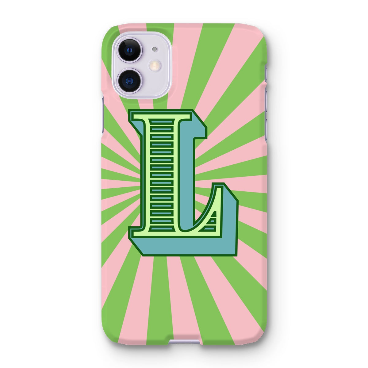 L - Carnival Alphabet Snap Phone Case