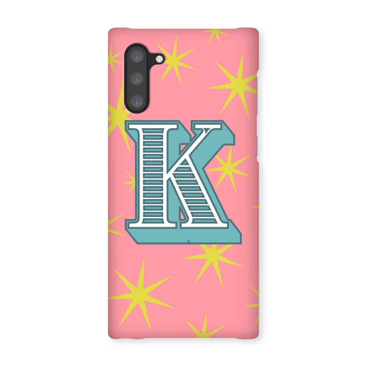 K - Carnival Alphabet Snap Phone Case