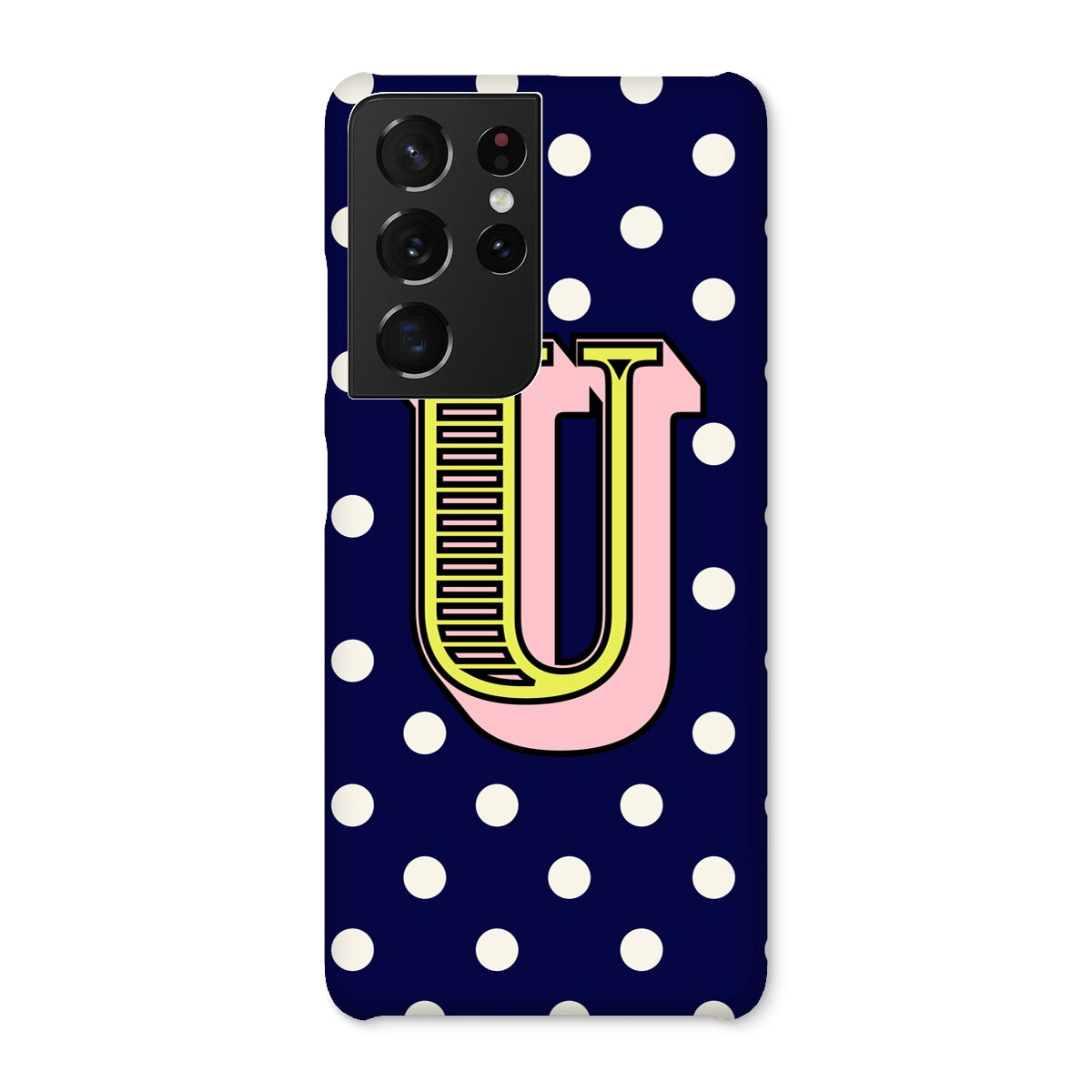 U - Carnival Alphabet Snap Phone Case