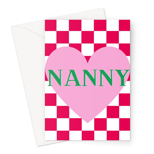 Nanny Heart Greeting Card