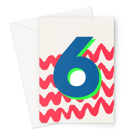 6 Kids Greeting Card