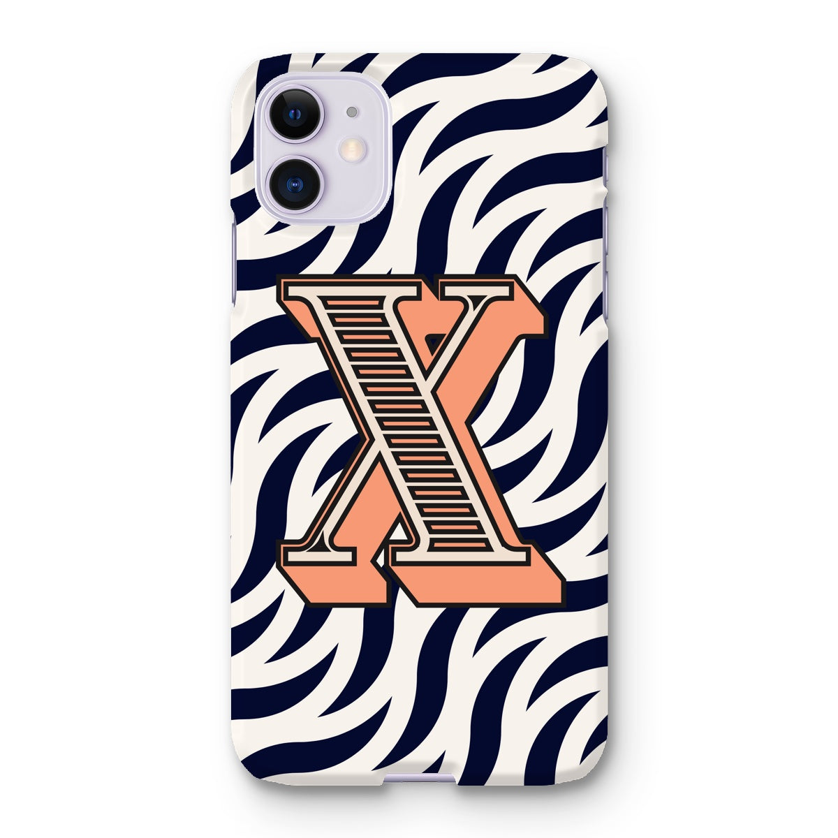 X - Carnival Alphabet Snap Phone Case