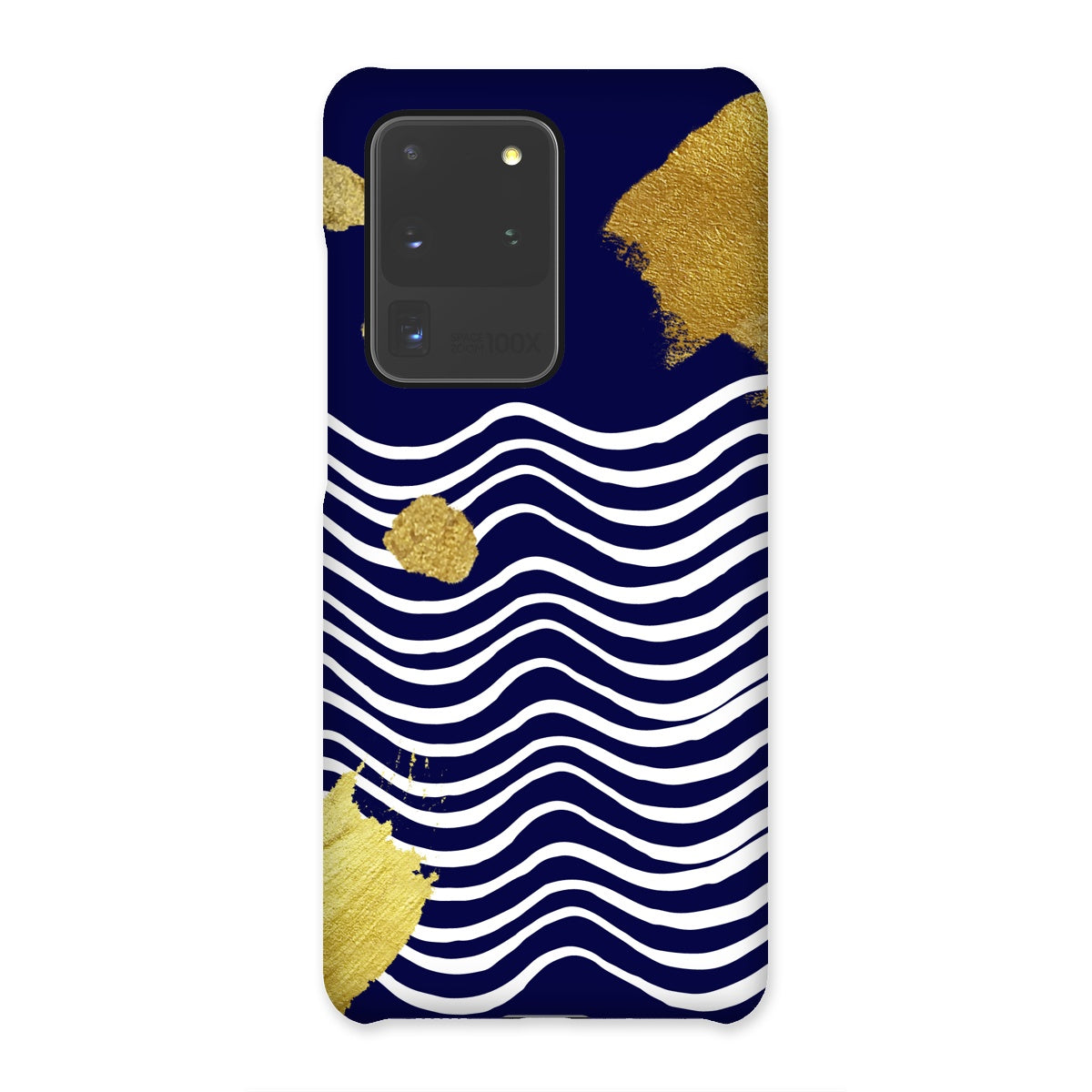 Gold & Navy Modern Snap Phone Case