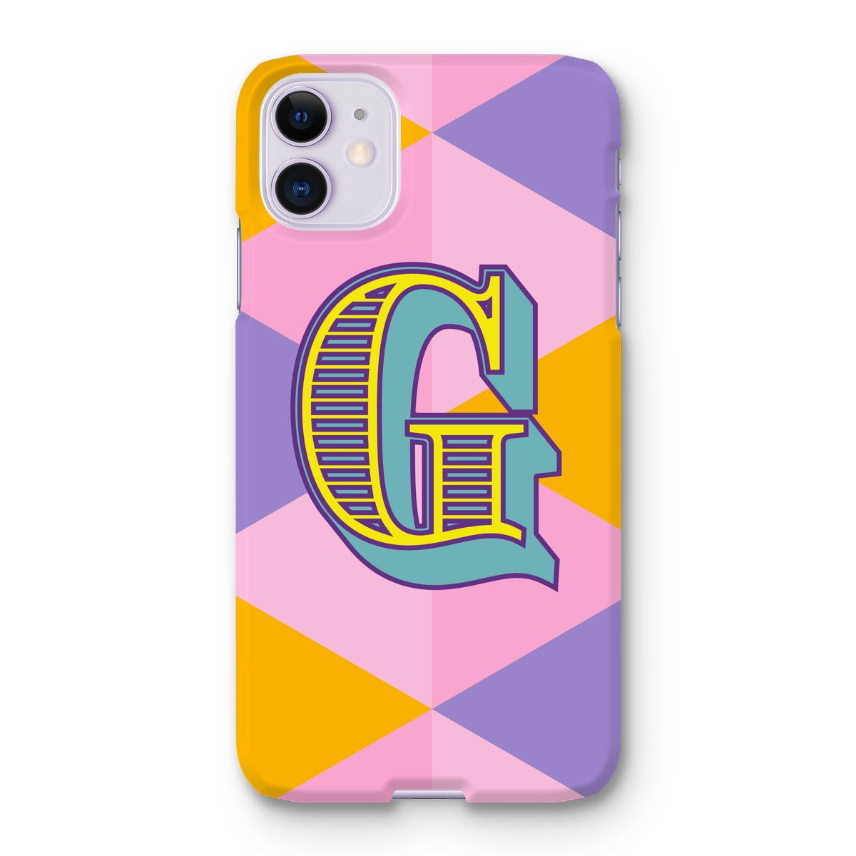 G - Carnival Alphabet Snap Phone Case