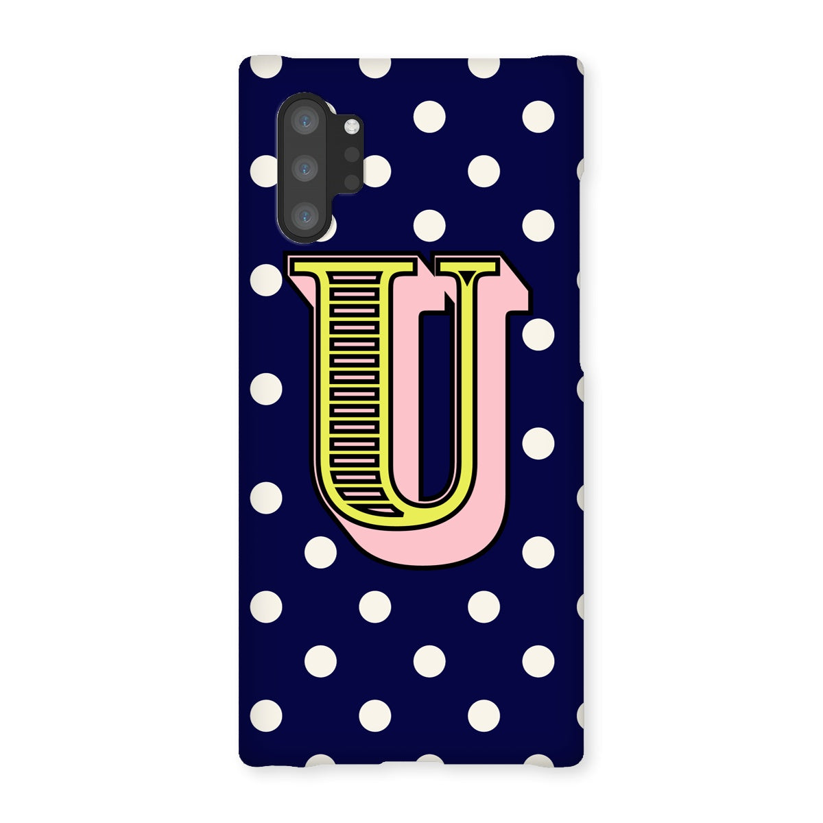 U - Carnival Alphabet Snap Phone Case