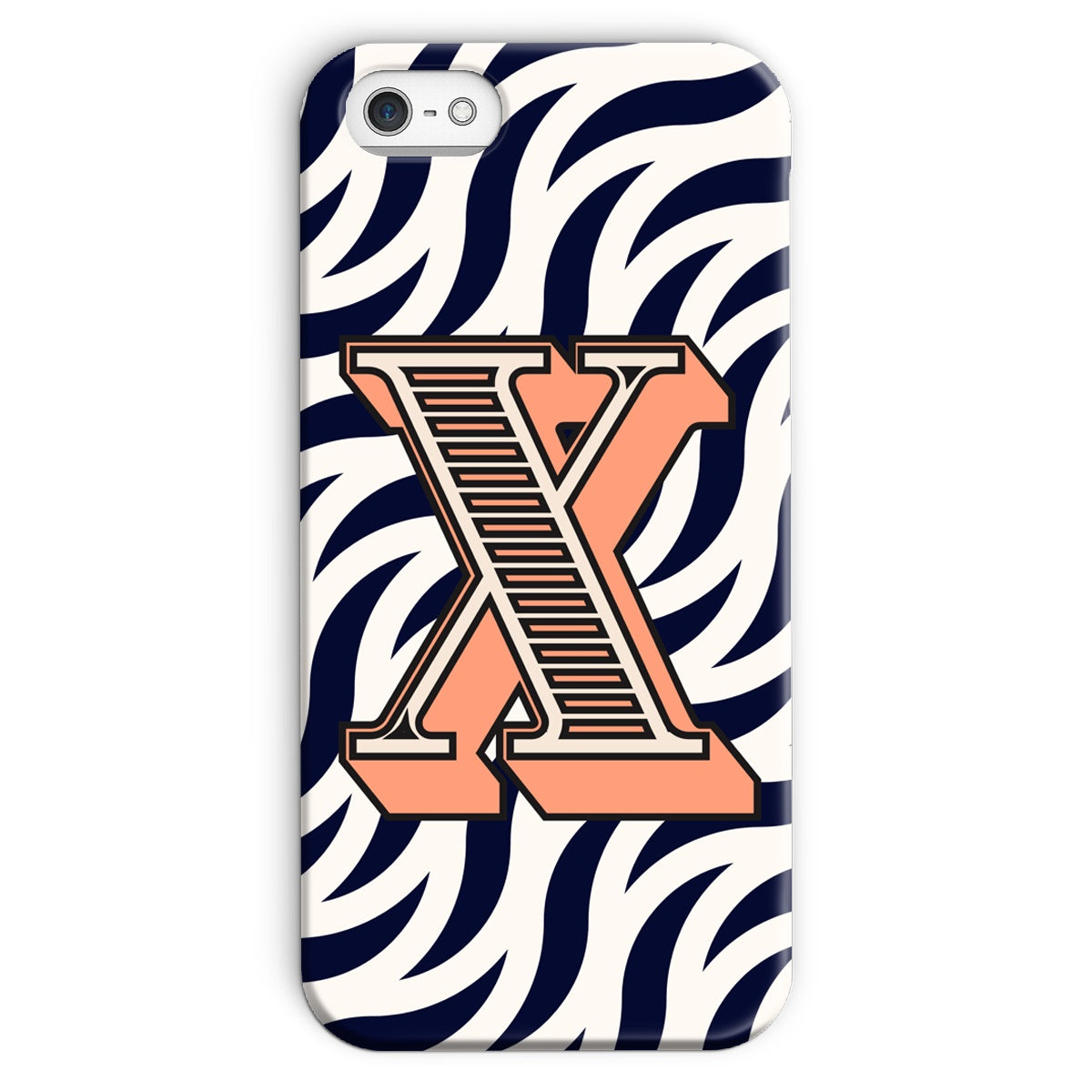 X - Carnival Alphabet Snap Phone Case