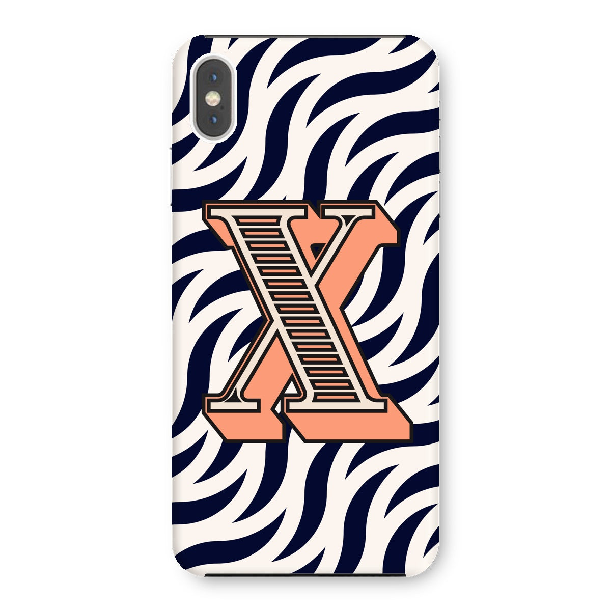 X - Carnival Alphabet Snap Phone Case