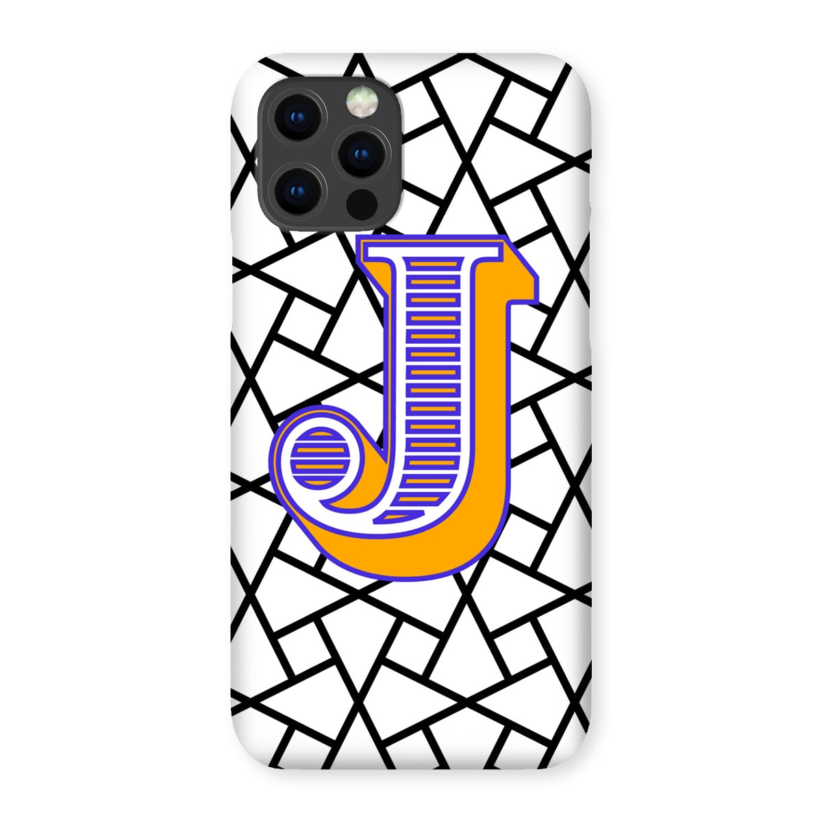 J - Carnival Alphabet Snap Phone Case