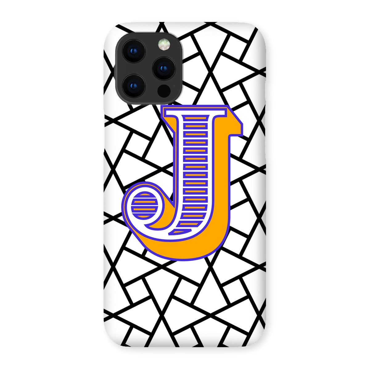 J - Carnival Alphabet Snap Phone Case