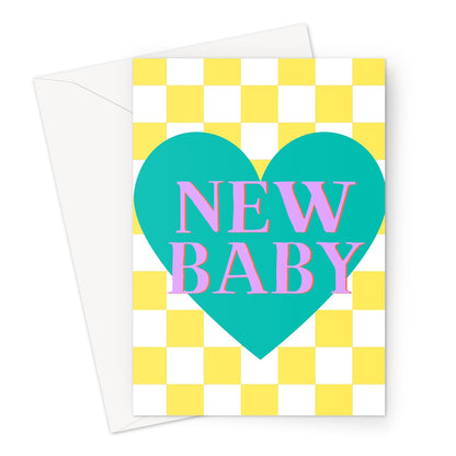 New Baby Heart Greeting Card