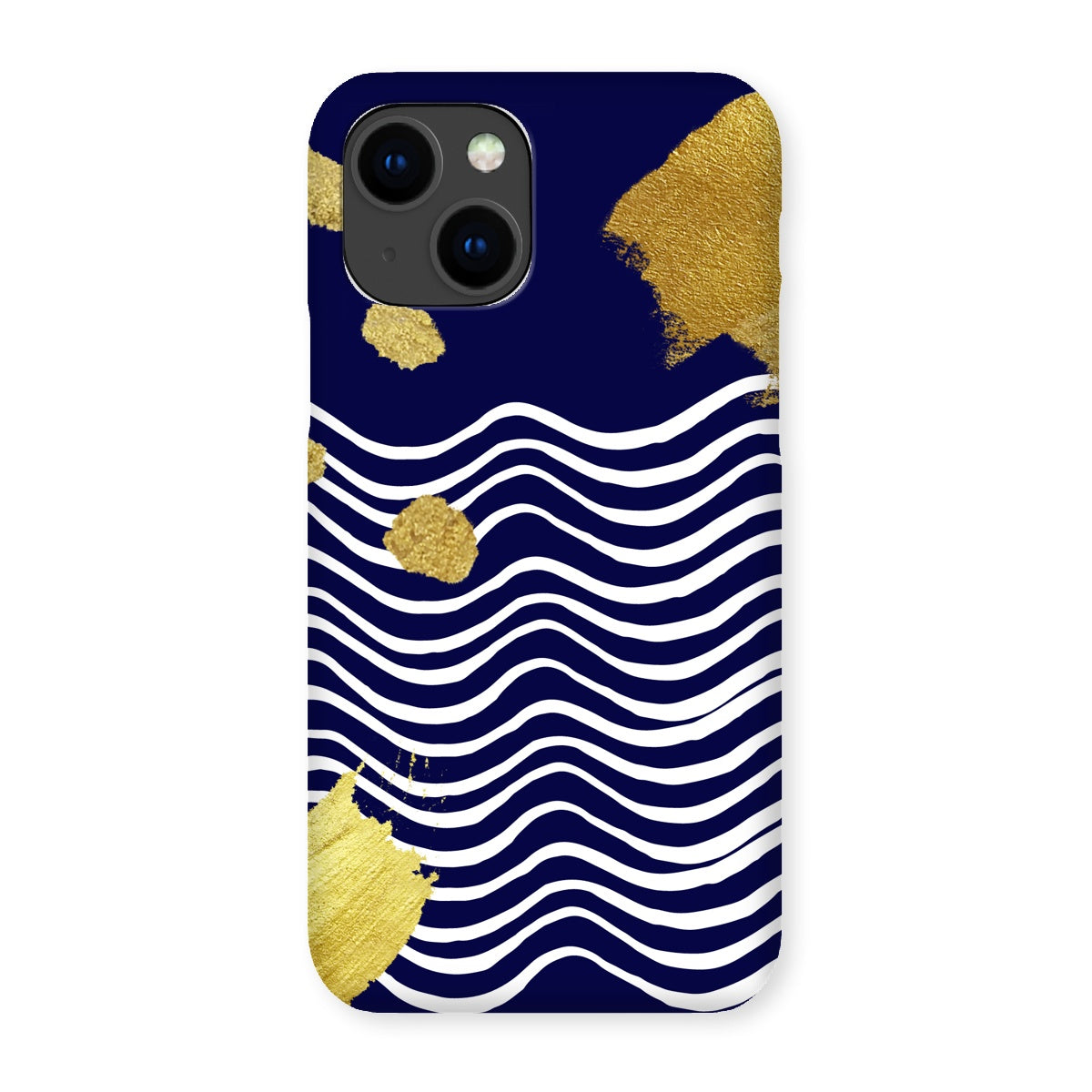 Gold & Navy Modern Snap Phone Case