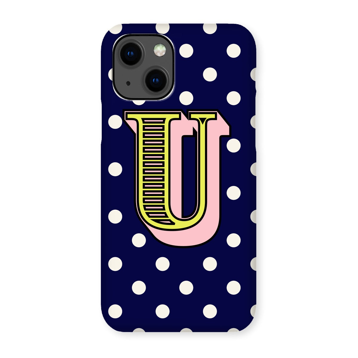 U - Carnival Alphabet Snap Phone Case