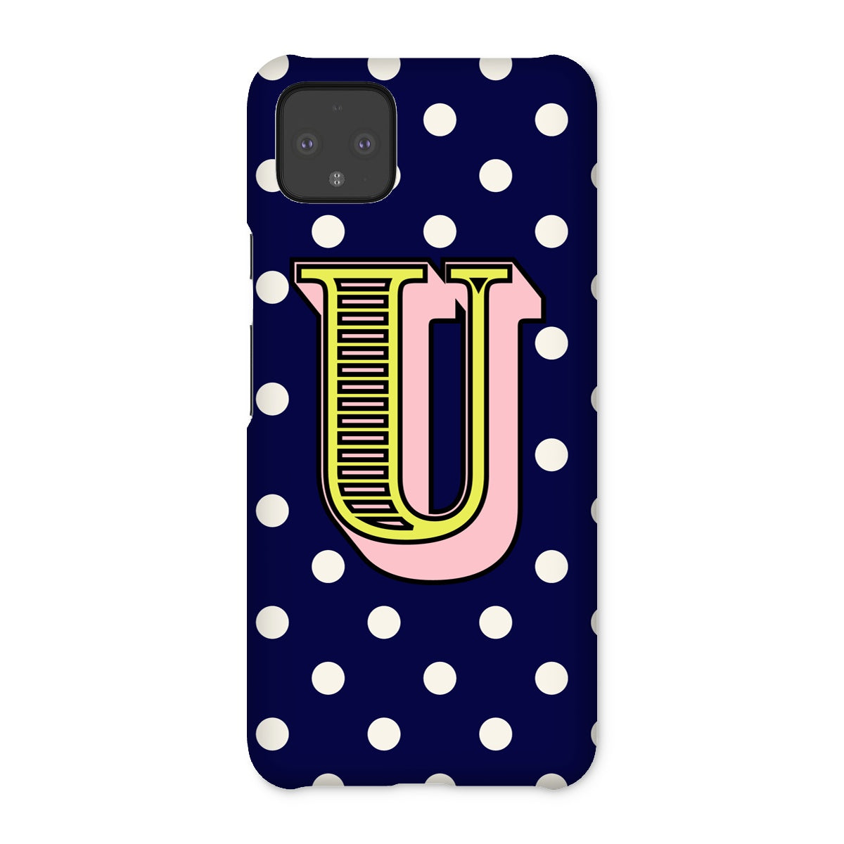 U - Carnival Alphabet Snap Phone Case