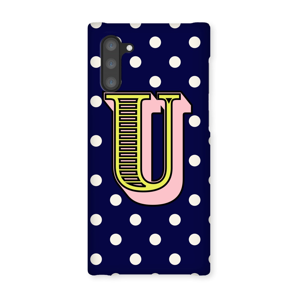 U - Carnival Alphabet Snap Phone Case