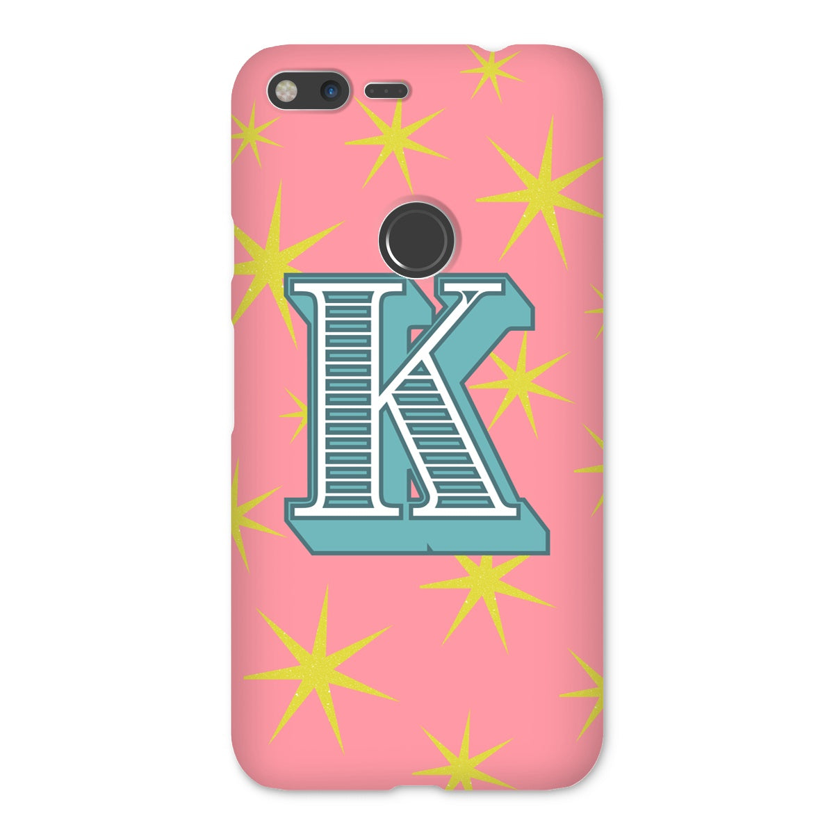 K - Carnival Alphabet Snap Phone Case