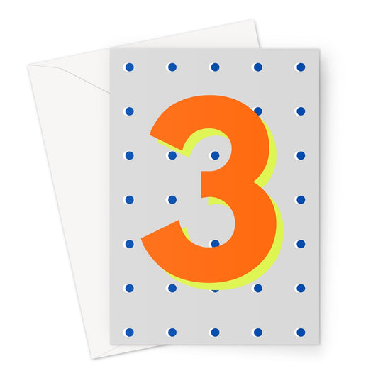 3 Kids Greeting Card