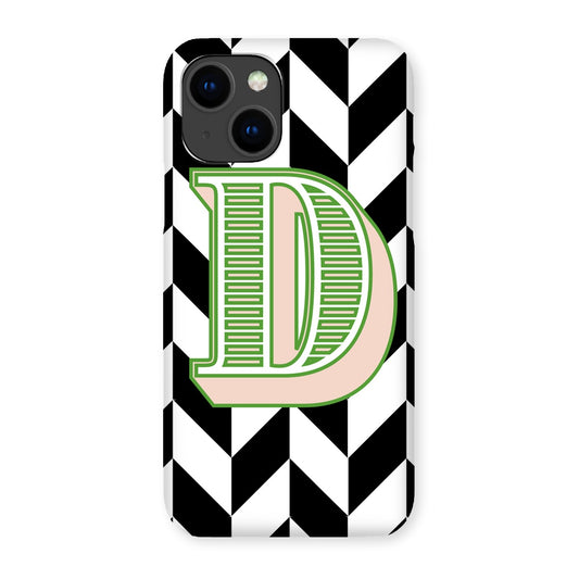 D - Carnival Alphabet Snap Phone Case