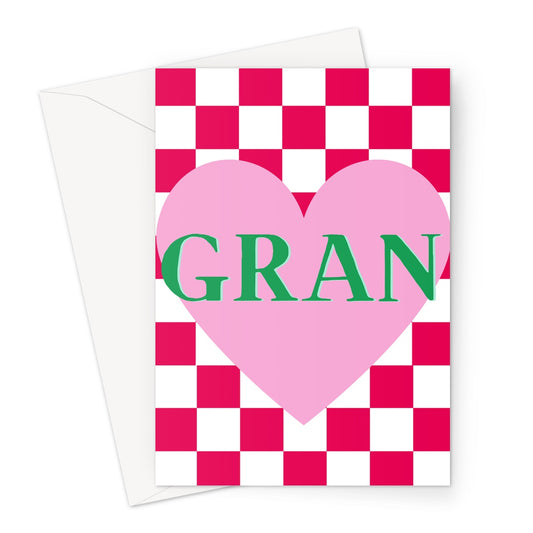 Gran Heart Greeting Card