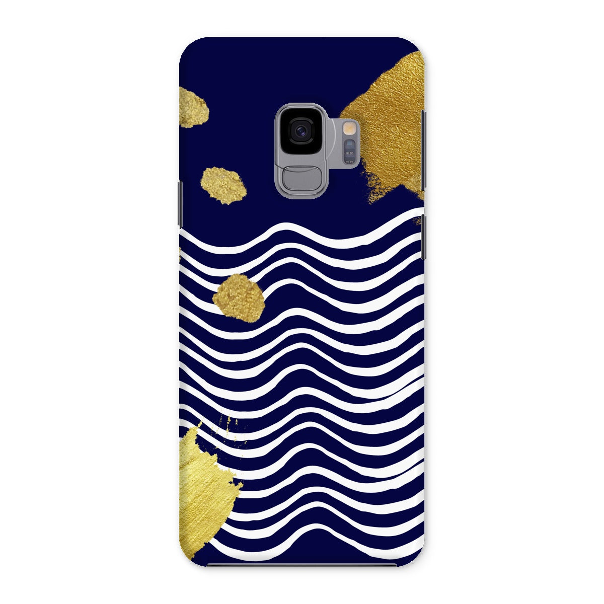 Gold & Navy Modern Snap Phone Case