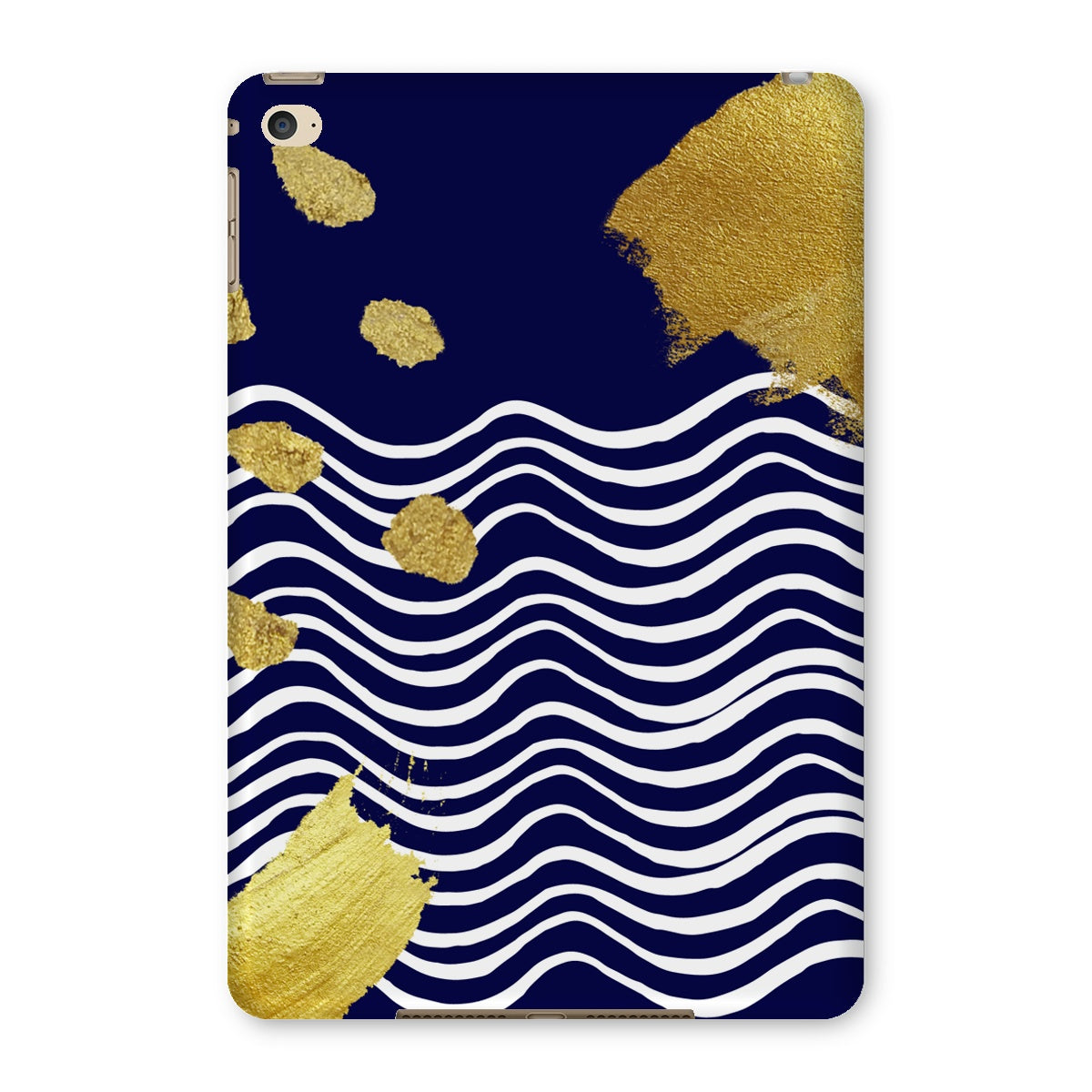 Gold & Navy Modern Tablet Cases