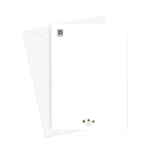 R - Carnival Alphabet Greeting Card