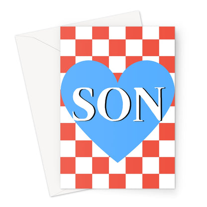 Son Heart Greeting Card