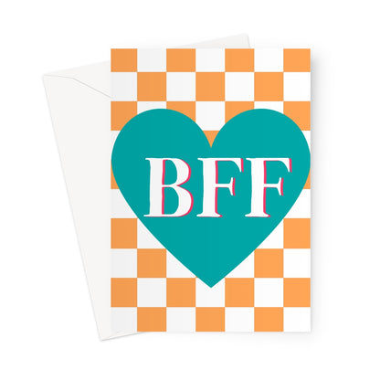 BFF Heart Greeting Card