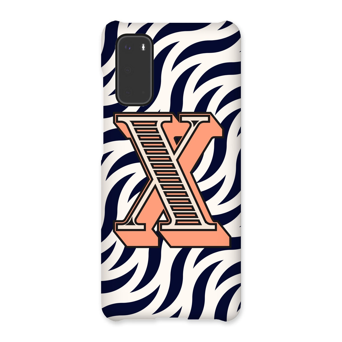 X - Carnival Alphabet Snap Phone Case