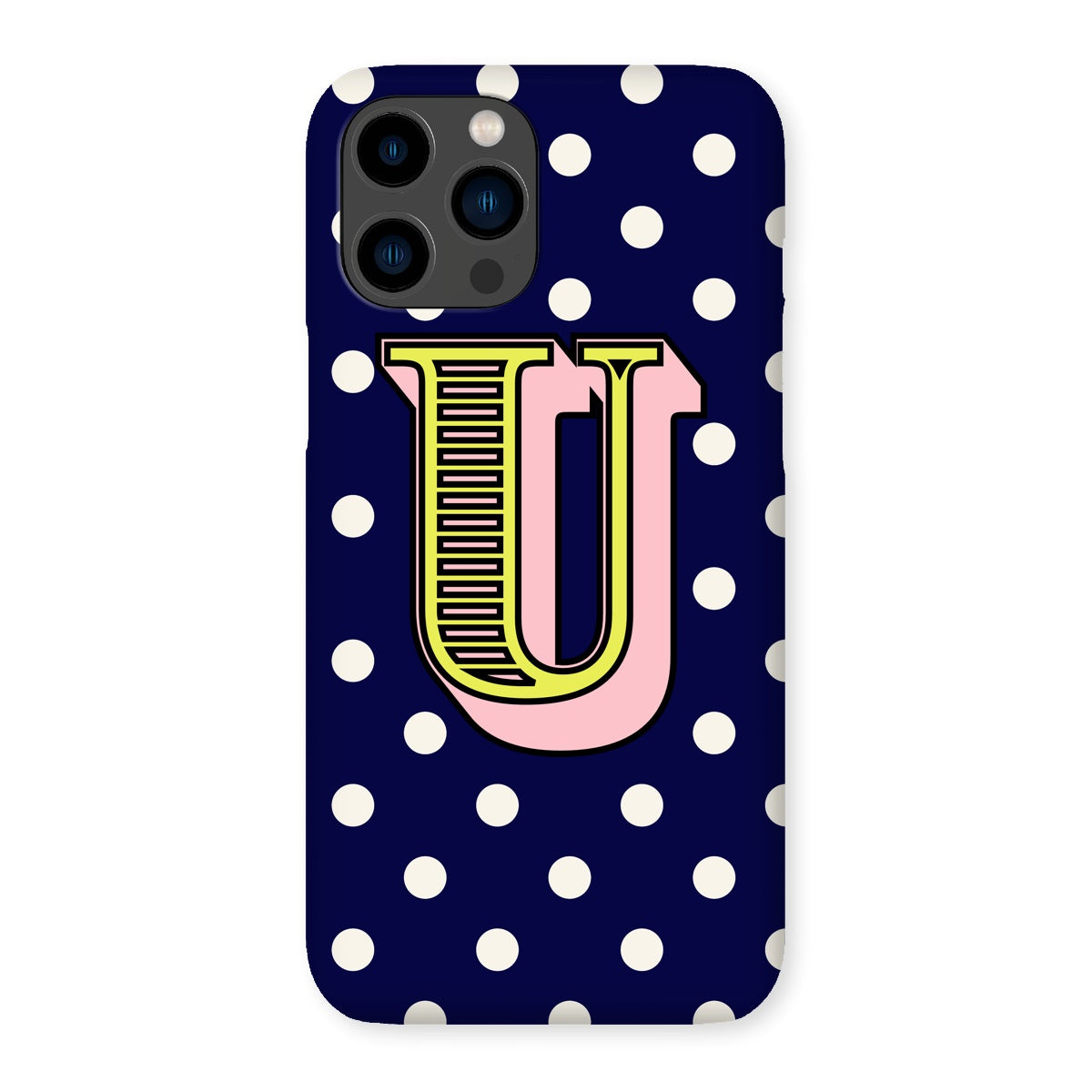 U - Carnival Alphabet Snap Phone Case