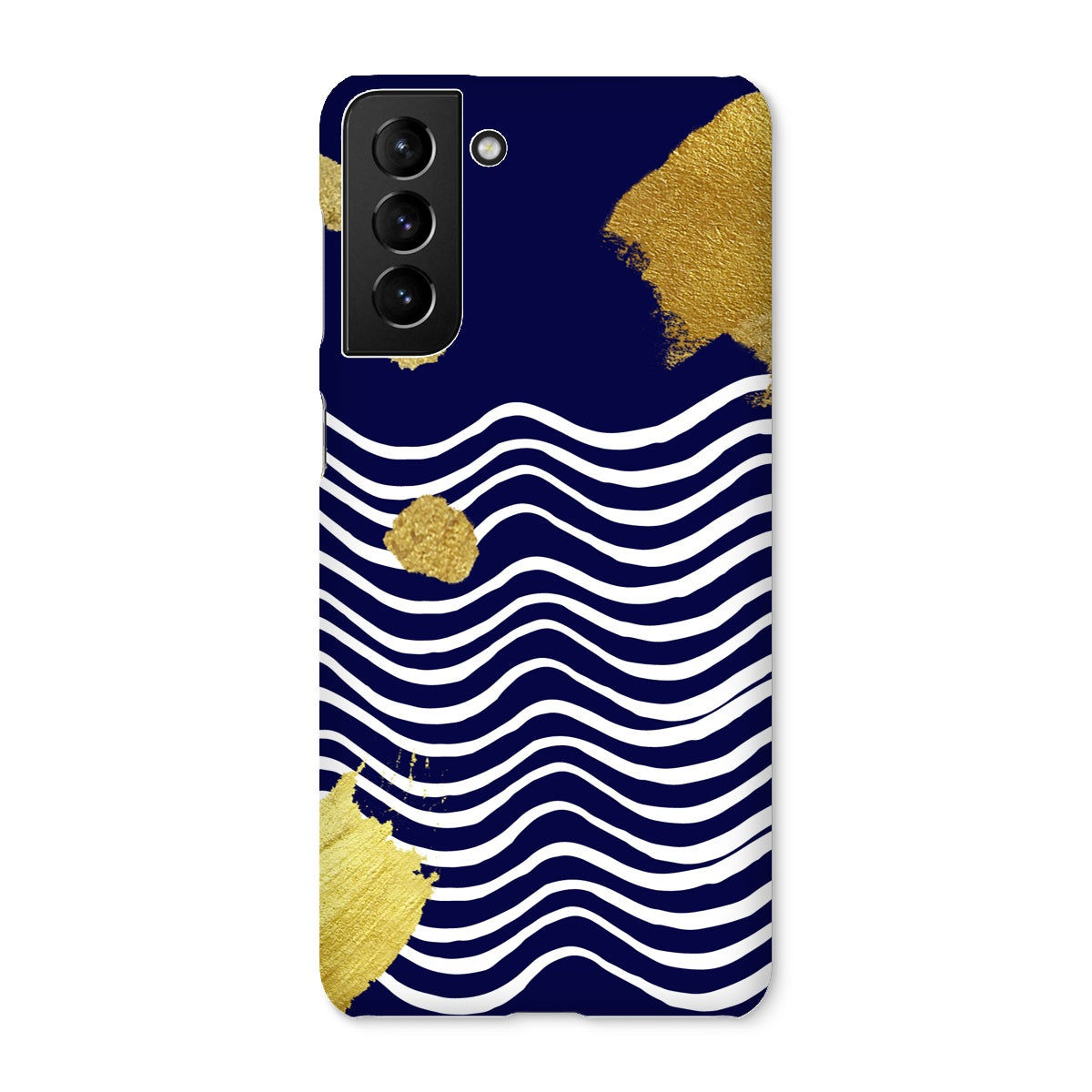 Gold & Navy Modern Snap Phone Case