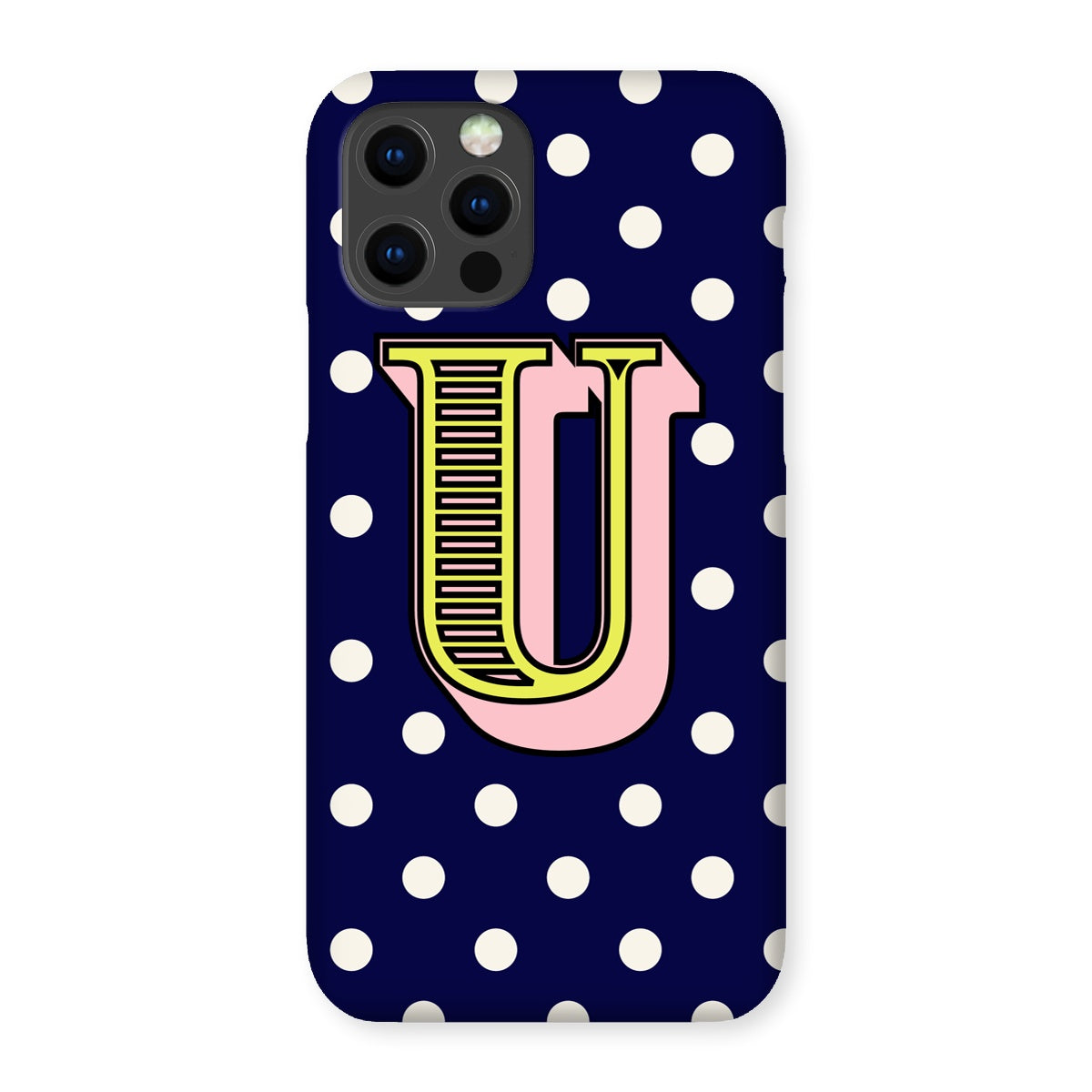 U - Carnival Alphabet Snap Phone Case